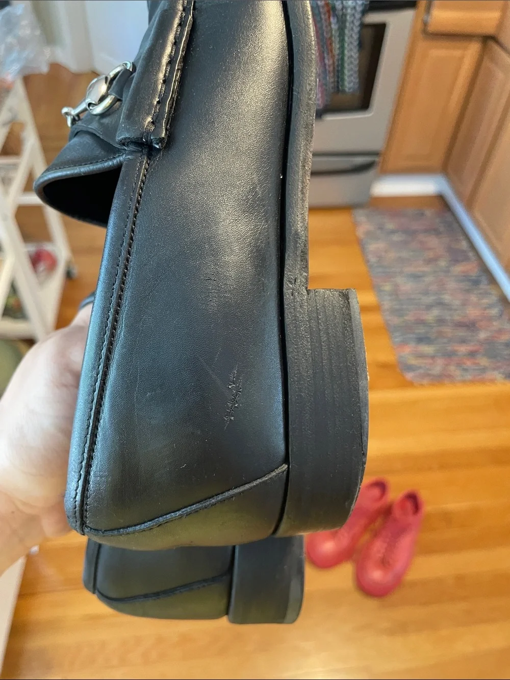 Gucci Horsebit Loafers vintage black